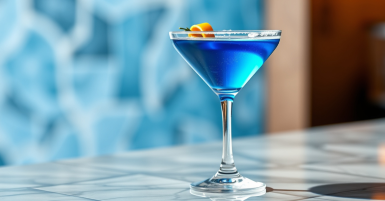 Bleu Martini Drink Menu With Prices For 2026