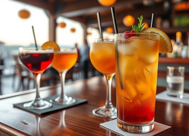 Do the prices on the Boathouse drink menu include gratuity?