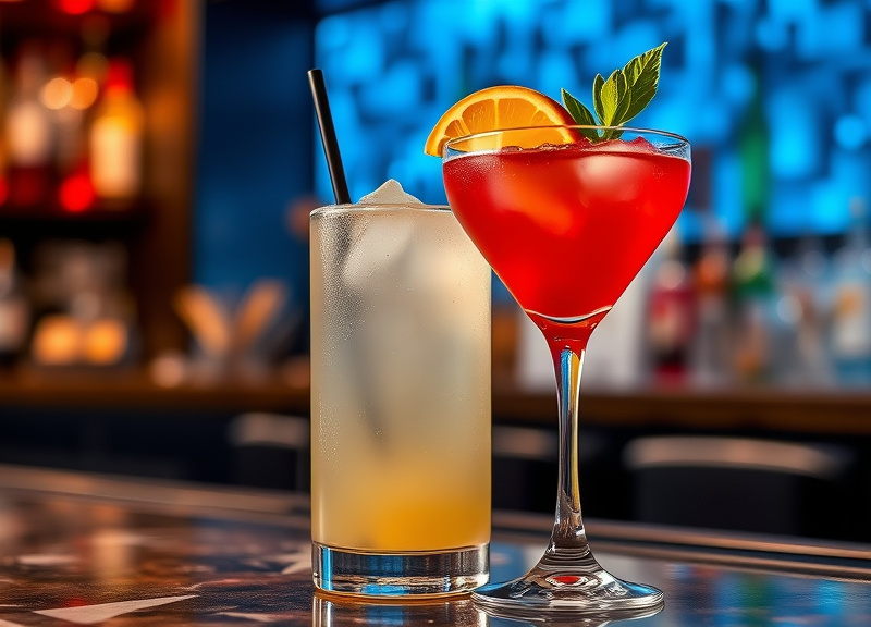 What is the most popular cocktail at Bleu Martini?